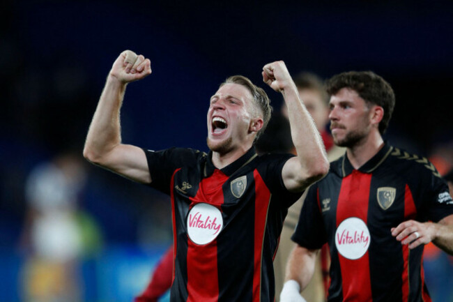 adrien-truffert-of-afc-bournemouth-seen-in-action-during-the-uefa-europa-league-football-match-between-real-sociedad-and-afc-bournemouth-at-estadio-anoeta-on-september-17-2026-in-san-sebastian-spain