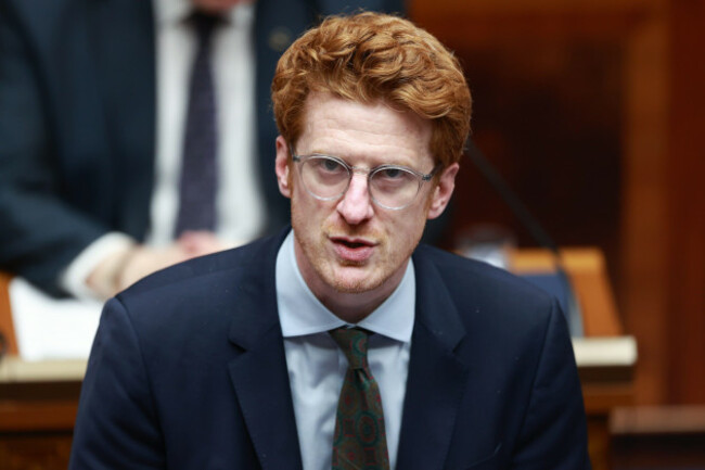 leader-of-the-opposition-at-stormont-matthew-otoole-giving-a-tribute-to-pope-francis-in-the-assembly-chamber-during-a-parliamentary-session-at-parliament-buildings-at-stormont-belfast-picture-date