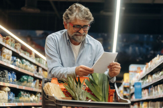 reading-a-shopping-list-a-senior-man-is-buying-food-in-the-grocery-store