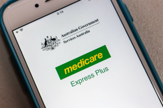 kumamoto-japan-oct-18-2021-express-plus-medicare-app-on-iphone-it-is-medicare-management-service-by-services-australia-australian-government