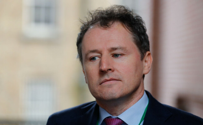 minister-for-agriculture-charlie-mcconalogue-during-the-fianna-fail-ard-fheis-at-the-dublin-royal-convention-centre-picture-date-saturday-april-13-2024