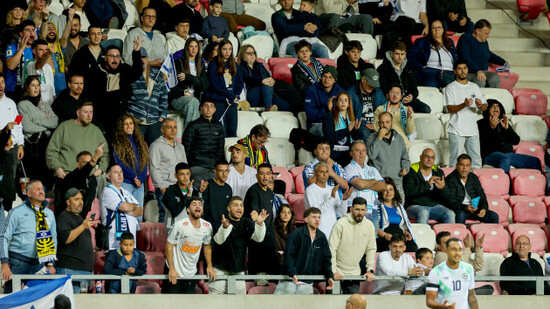 a-view-of-israel-fans-during-the-match