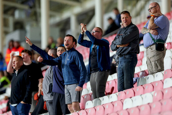 a-view-of-ireland-fans-during-the-match