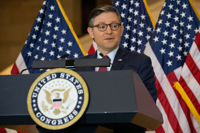 washington-united-states-18th-sep-2024-u-s-speaker-of-the-house-mike-johnson-r-la-delivers-remarks-during-a-congressional-gold-medal-ceremony-recognizing-nasas-hidden-figures-at-the-emancipatio