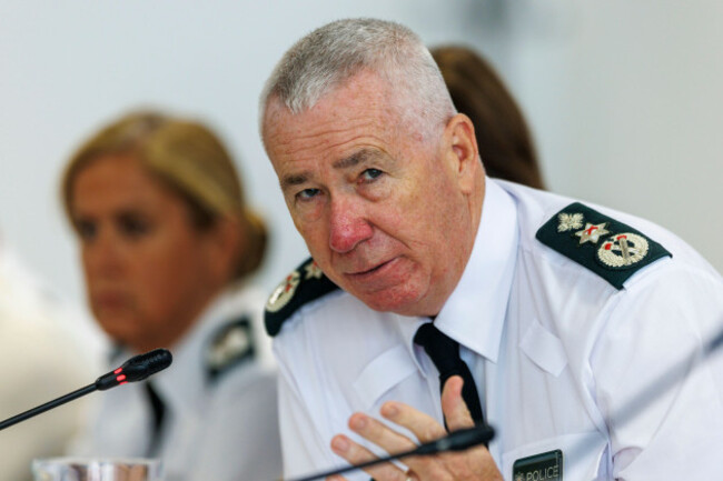 psni-chief-constable-jon-boutcher-during-a-meeting-of-the-policing-board-at-the-gasworks-in-belfast-as-the-drumcree-stand-off-continues-the-northern-ireland-secretary-has-been-trying-to-strike-a-com