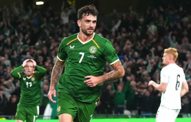 republic-of-irelands-troy-parrott-celebrates-scoring-their-sides-first-goal-of-the-game-during-the-uefa-nations-league-group-b3-match-at-the-aviva-stadium-in-dublin-ireland-picture-date-thursday