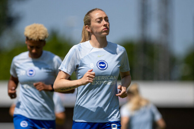 crawley-uk-27th-may-2023-megan-connolly-during-the-fa-barclays-womens-super-league-fixture-between-brighton-hove-albion-and-leicester-city-at-broadfield-stadium-credit-ryan-asmanalamy-live-ne