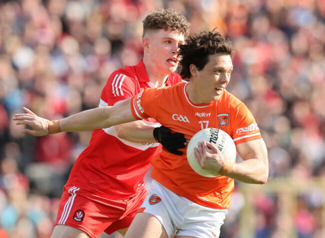 james-morgan-is-challenged-by-eoghan-mcevoy