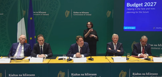 Climate and transport press conference Budget day