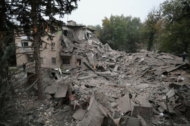 a-residential-building-is-seen-destroyed-after-a-russian-airstrike-in-zaporizhzhia-ukraine-saturday-oct-10-2026-ap-photokateryna-klochko