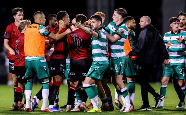 tempers-flare-between-the-two-teams-after-the-final-whistle