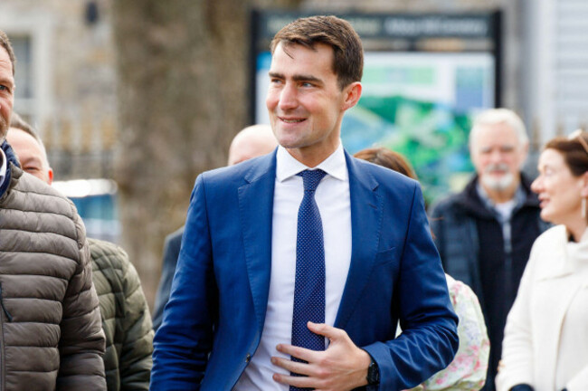 dublin-ireland-19th-apr-2026-minister-for-public-expenditure-infrastructure-public-services-reform-and-digitalisation-jack-chambers-at-the-annual-fianna-fail-1916-easter-rising-commemoration-at