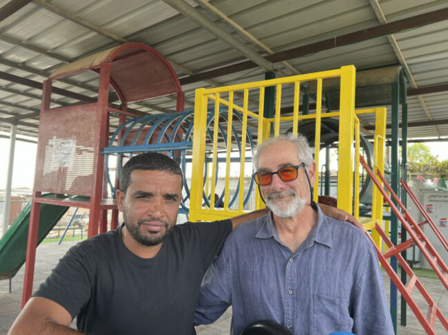 khalil and jim an international volunteer