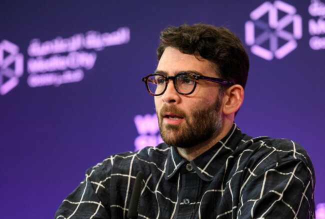 doha-qatar-3rd-feb-2026-hasan-piker-streamer-creator-night-attends-the-press-conference-during-day-three-of-web-summit-qatar-2026-at-the-doha-exhibition-and-convention-center-the-technology