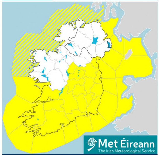 Storm Austen yellow warning