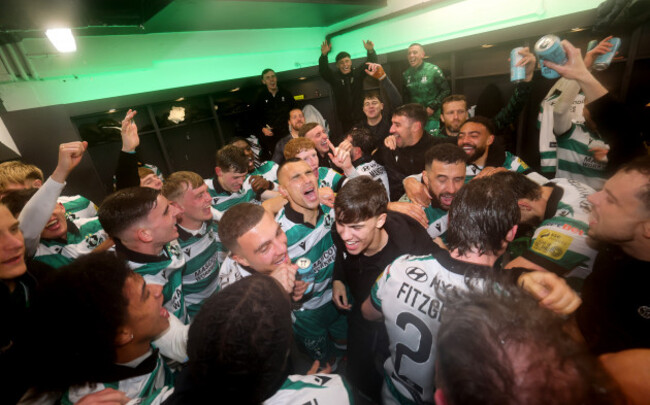 shamrock-rovers-celebrate-winning-the-league-of-ireland-in-the-dressing-room