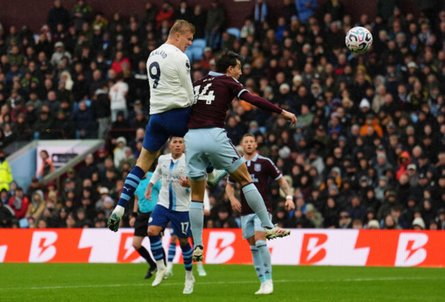 manchester-citys-erling-haaland-left-has-an-attempt-at-goal-during-the-premier-league-match-at-villa-park-birmingham-picture-date-saturday-october-24-2026