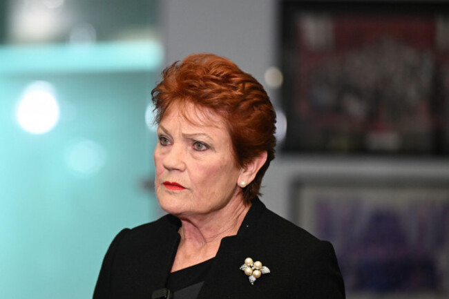 canberra-australia-28th-oct-2026-one-nation-leader-pauline-hanson-speaks-to-the-media-during-a-press-conference-at-parliament-house-in-canberra-wednesday-october-28-2026-aap-imagelukas-coch