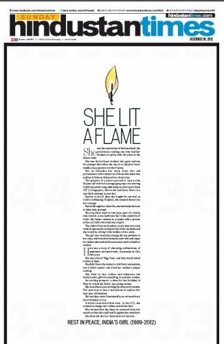 She Lit A Flame India S Newspapers Send A Message Over Rape Death