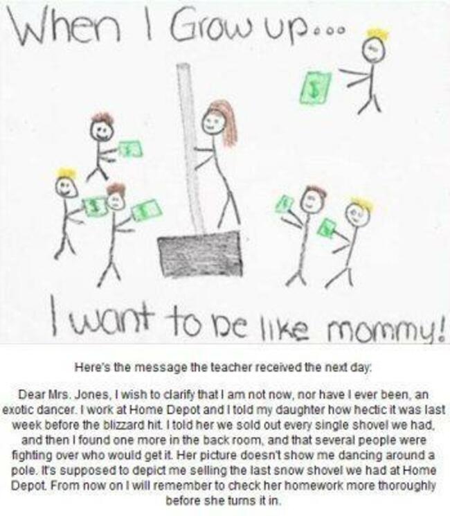 always check your child's homework before they hand it in