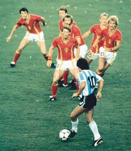 Image result for maradona belgium