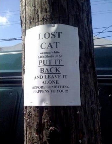 15 of the best lost and found signs on the · The Daily Edge