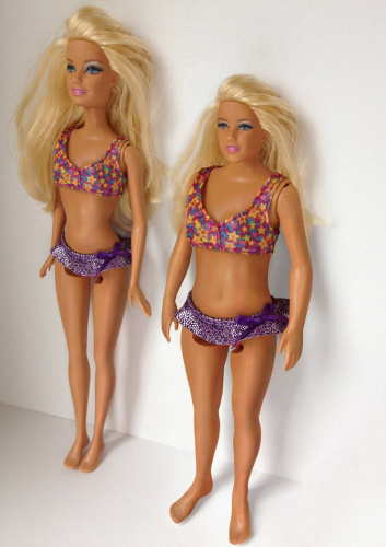 barbie real measurements